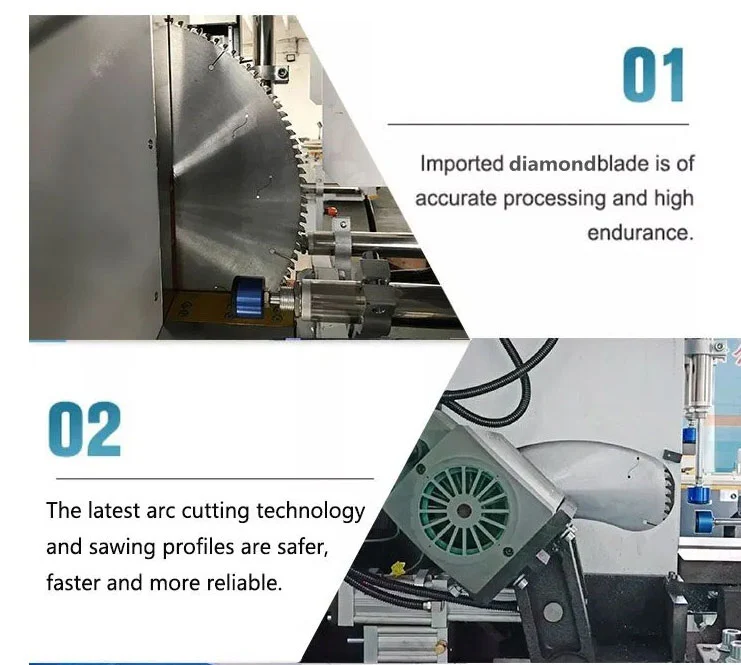 Degree Double Mitre Saw For Aluminum Pvc Window Frame Production
